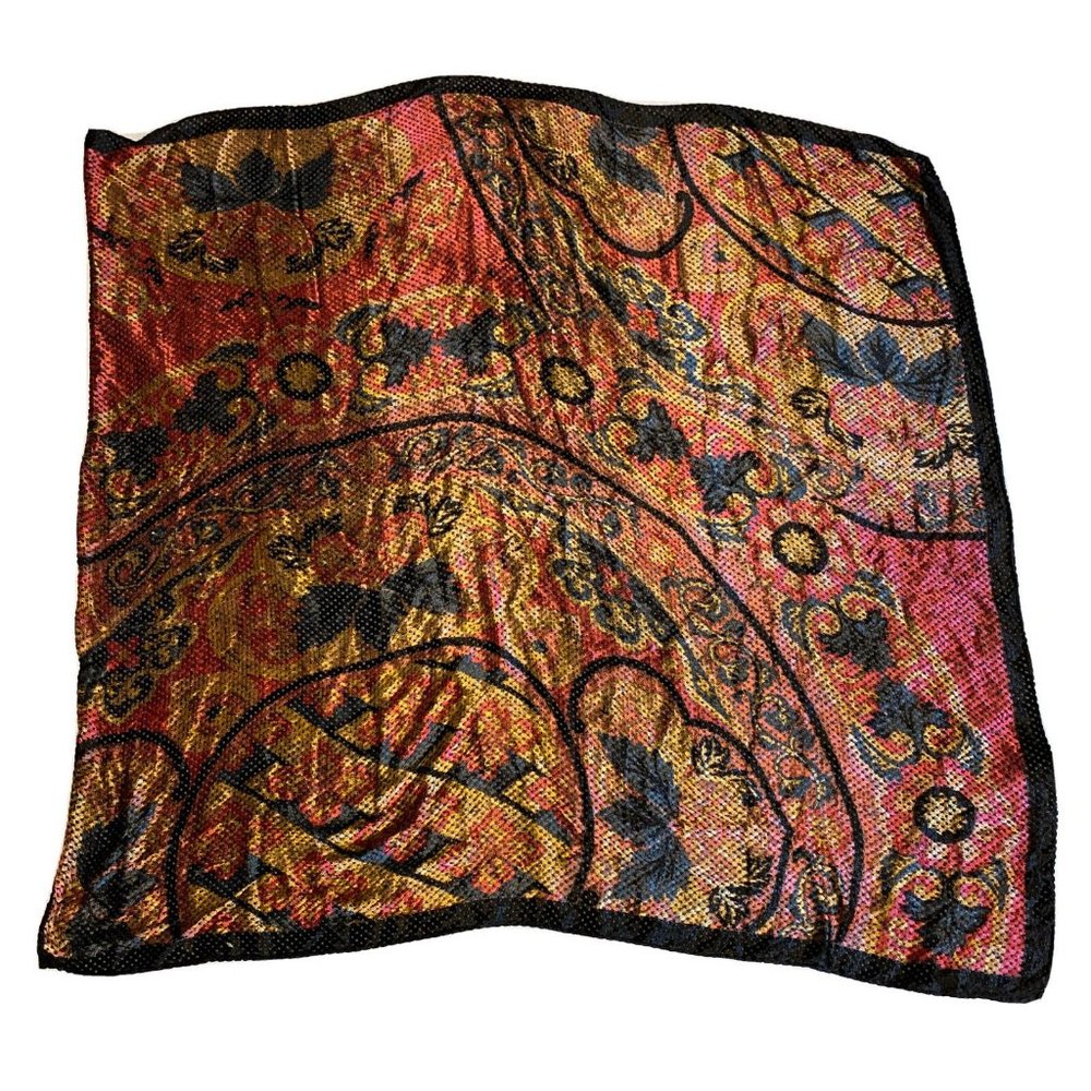 Saldarini 40x44 Square Velvet Scarf Made in Italy